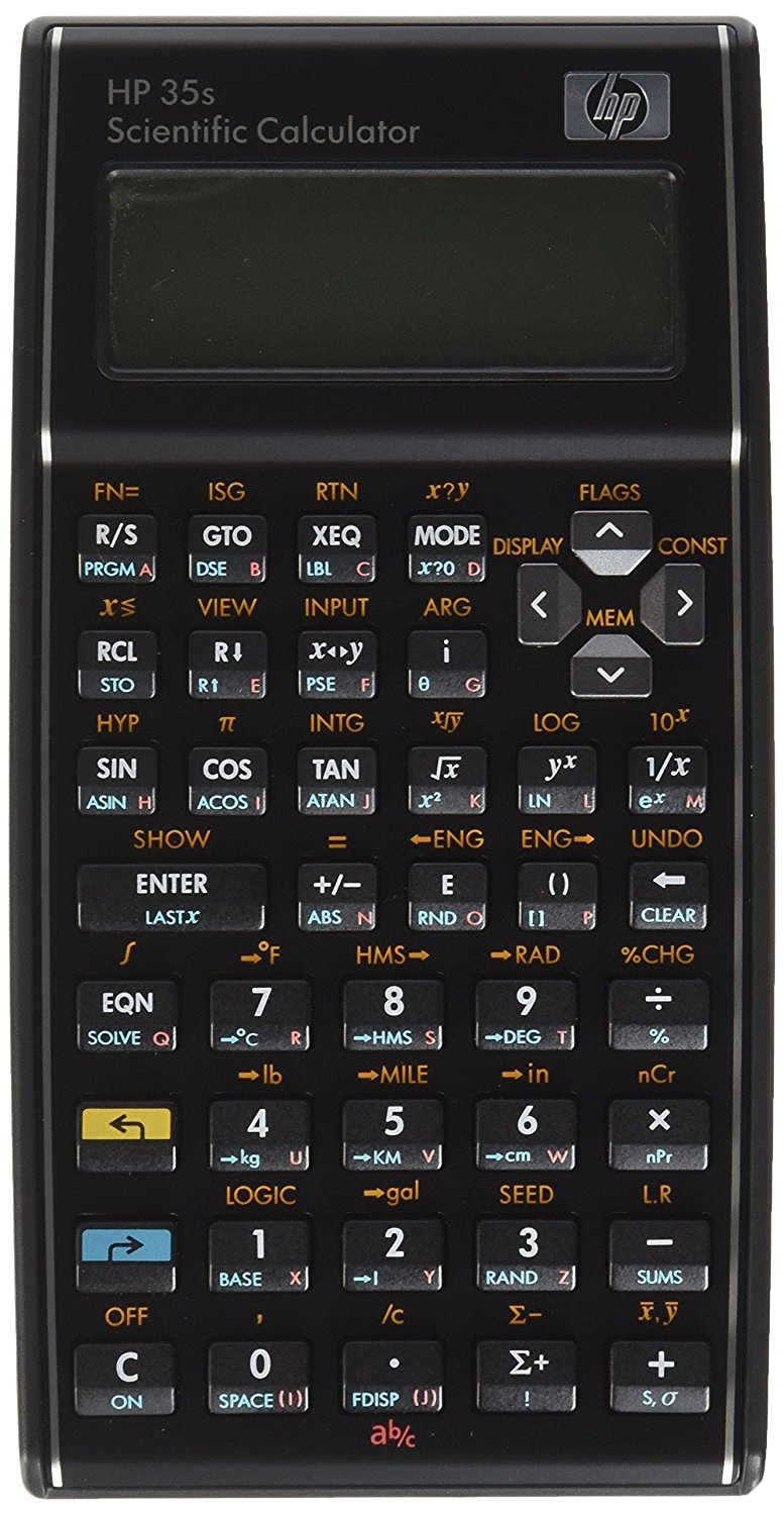 HP 35S 35S Programmable Scientific Calculator, 14Digit LCD 883585173785 eBay