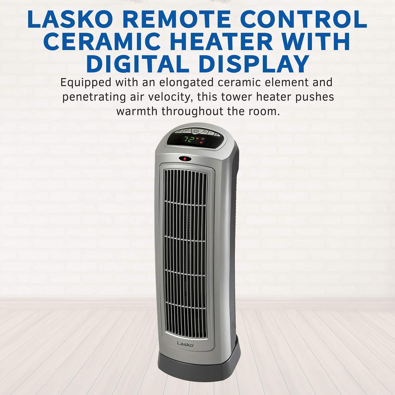 Lasko 755320 Ceramic Space Heater 8.5 L x 7.25 W x 23 H inches eBay